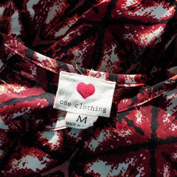 LOW PRICE! Women's Fun One Clothing Shorts Long Sleeve Romper, Red, Black, Med - Picture 10 of 10